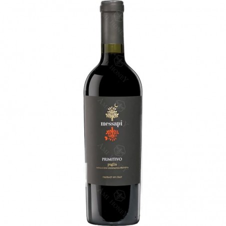 Messapi Primitivo Igp Puglia czerwone wytrawne