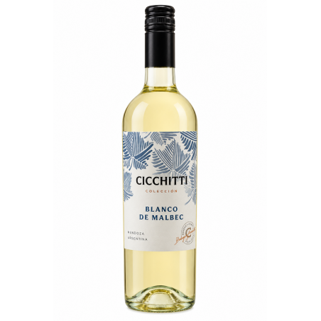Butelka wina Cicchitti Colección Malbec 2022 z Mendozy na białym tle