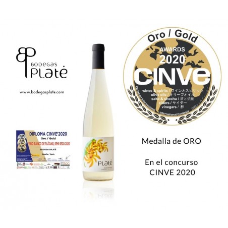 Plate Blanco de Platano Semi Sec