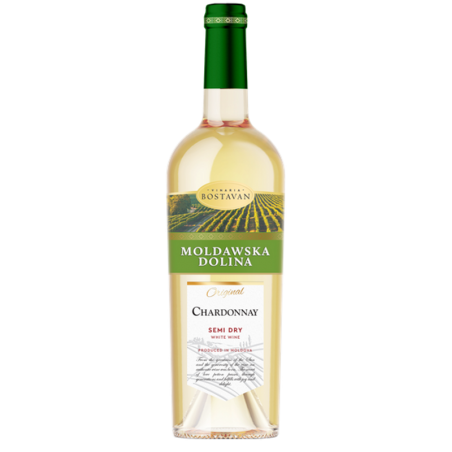 Mołdawska Dolina Chardonnay półwytrawne