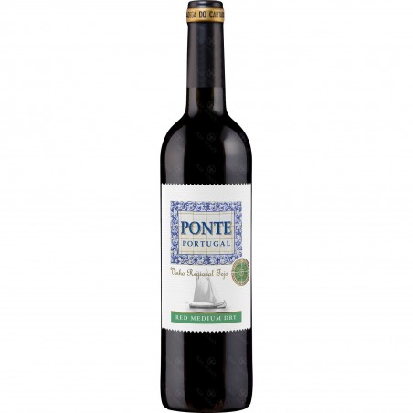 Wino Ponte Portugal Czerwone Półwytrawne